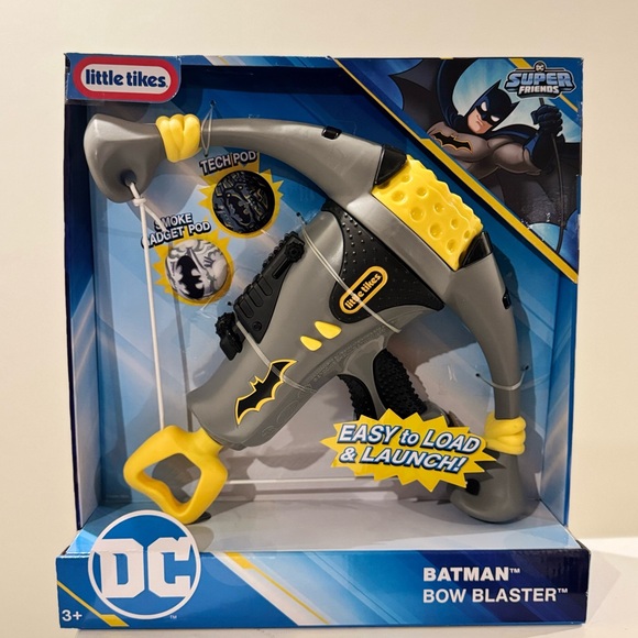 LITTLE TIKES Batman Bow Blaster - DC Active Play Toy Blasters for kids. NEW - Picture 5 of 10